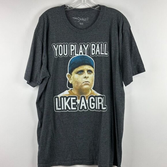 The Sandlot Other - Unisex Sandlot You Play Ball Like A Girl Short Sleeve Graphic T-Shirt